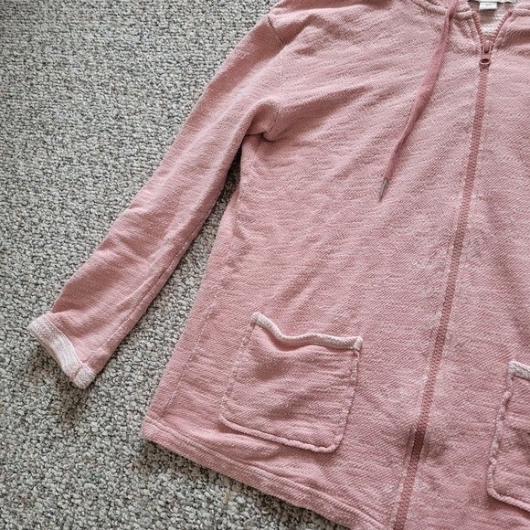 Koolaburra Ugg Pink Terry Hoodie Size XS Oversized - Picture 3 of 6